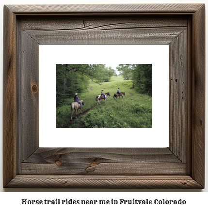 horse trail rides near me in Fruitvale, Colorado